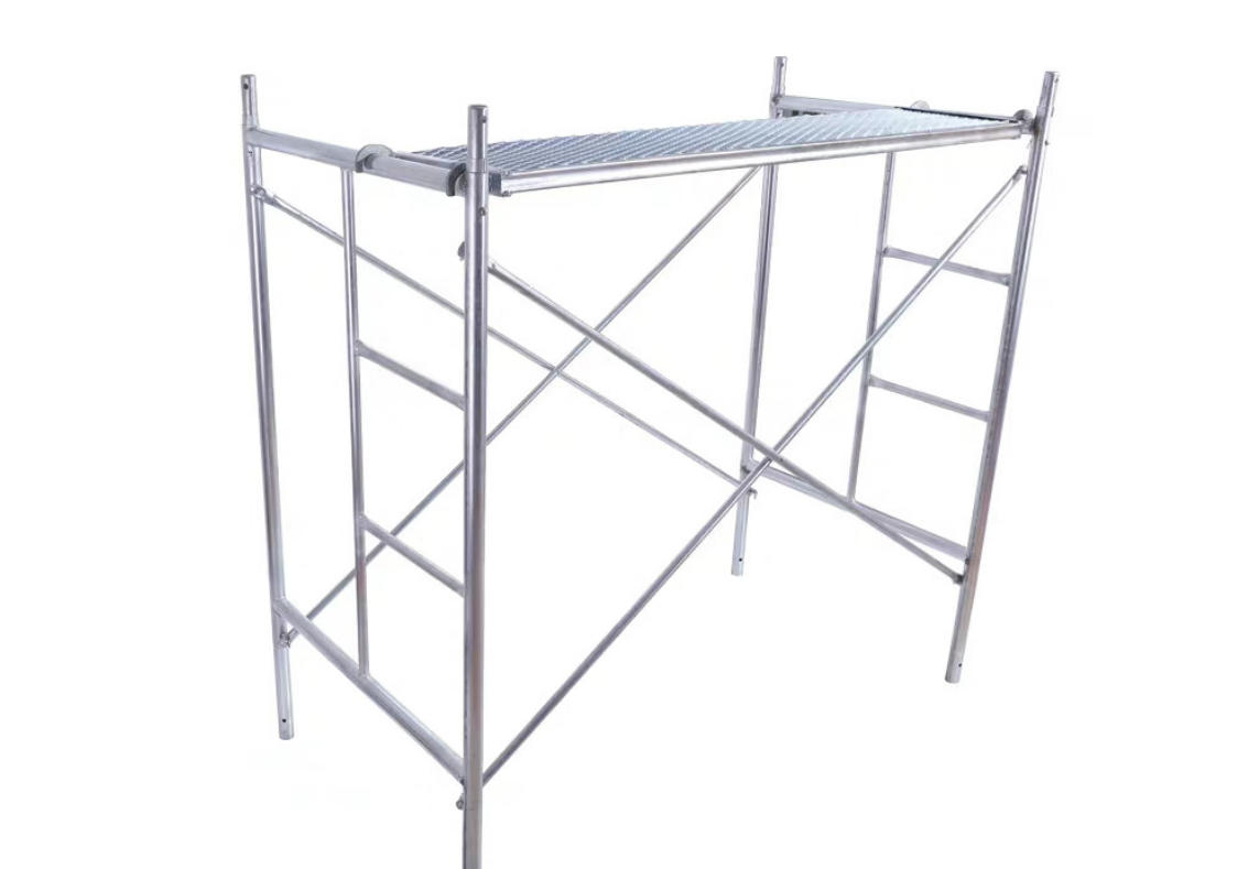 Cheap Cost Portable Mobile Scaffolding Frame Construction Wheel Galvanized Telescopic Decoration Folding Ladder Scaffolding