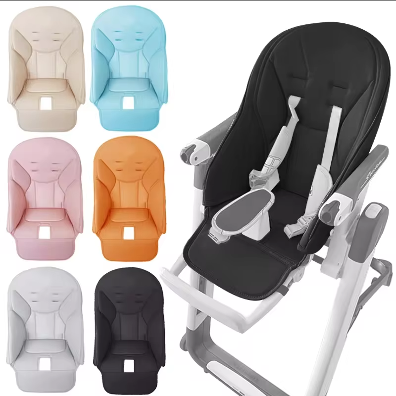 Baby Stroller Leather Cushion Baby Dining Chair Leather Cover PU Composite Sponge for Peg Perego Siesta Zero3 Baoneo Kosmic Jane