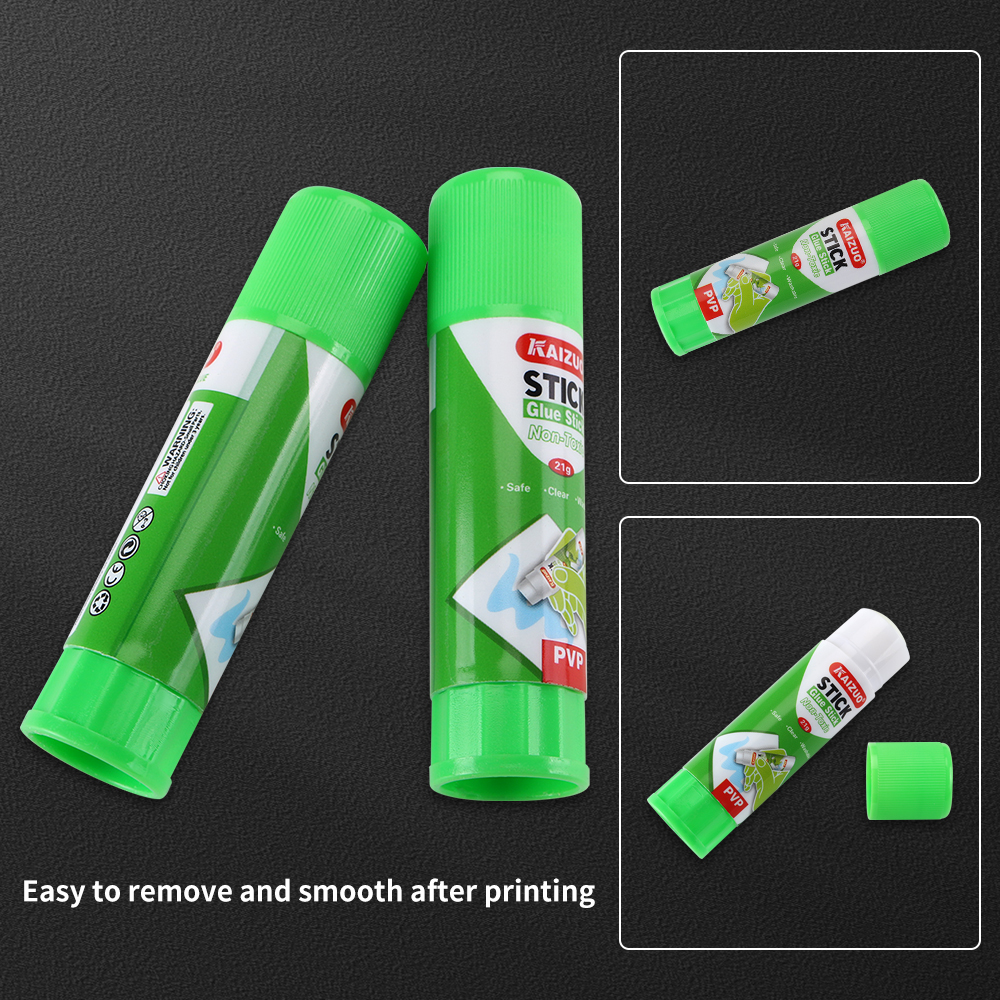 Bastão de cola lavável não tóxico especial para impressora 3D, peças e acessórios para hotbed, impressoras 3D, 24x98mm, 21g, 3-12pcs