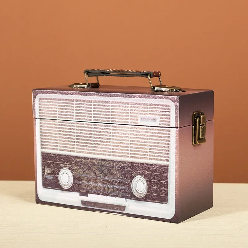 Nordic Retro Vintage Wooden Hand-held Box Small Wooden Miscellaneous Jewelry Storage Box