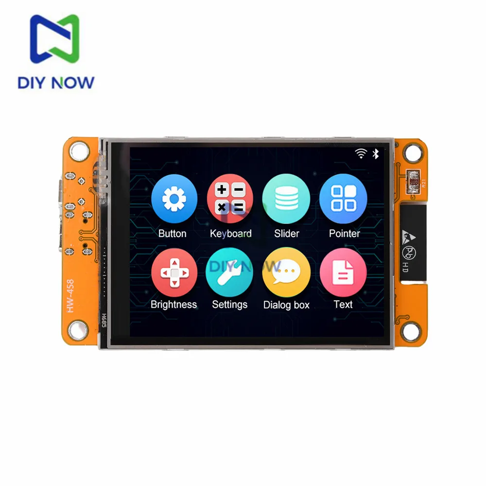 Placa de desarrollo ESP32 WiFi Bluetooth 2,8 pulgadas 240*320 módulo TFT LCD inteligente con pantalla táctil para Arduino