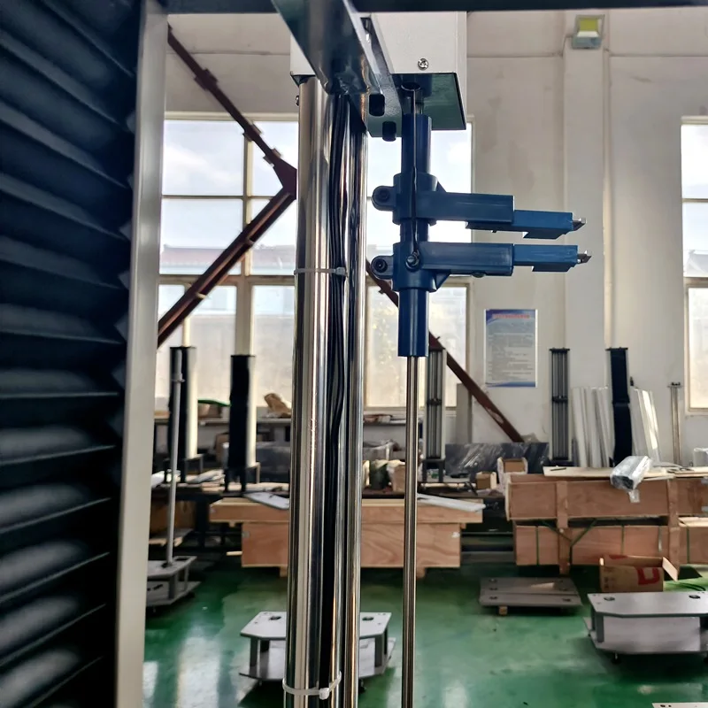 Uji tarik universal yang dikontrol komputer 10KN mesin tarik elektronik penguji tarik kolom ganda
