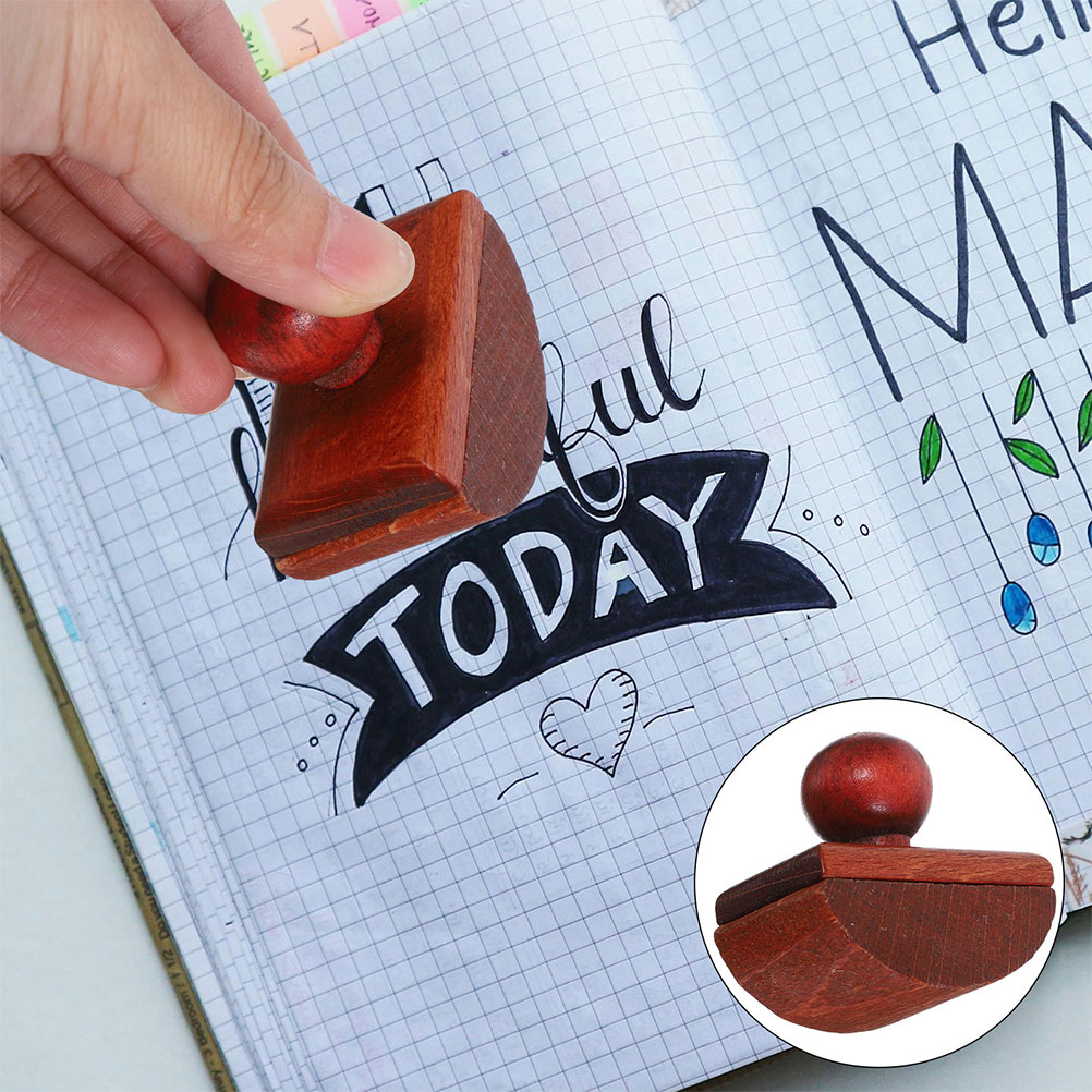 2 Pcs Calligraphy Seal Fountain Pen Paper Cleaning for Desks Blotting Flower Press Ink Fingerprint Pad Quality Felt