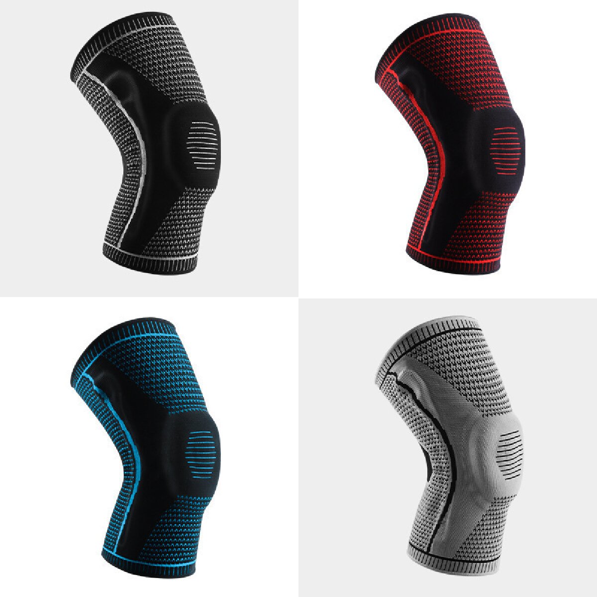 Rodillera de doble compresión, soporte para el dolor de rodilla, deportes, correr, gimnasio, alivio del dolor articular, recuperación de lesiones por desgarro de menisco