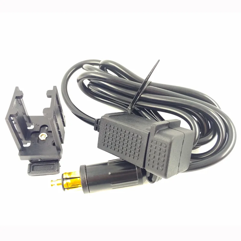 Chống Thấm Nước USB Adapter Sạc Với Powerlet Din Hella Ổ Cắm EU Loại 1.6M Dùng Cho Xe BMW Xe Máy