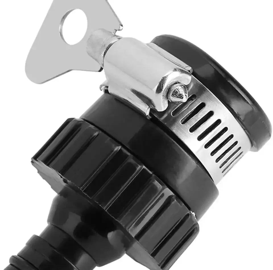 2pcs Durable Universal Water Faucet Adapter Plastic Hose Fitting Quick Connect Fitting Tap for Car Washing Garden Irrigation