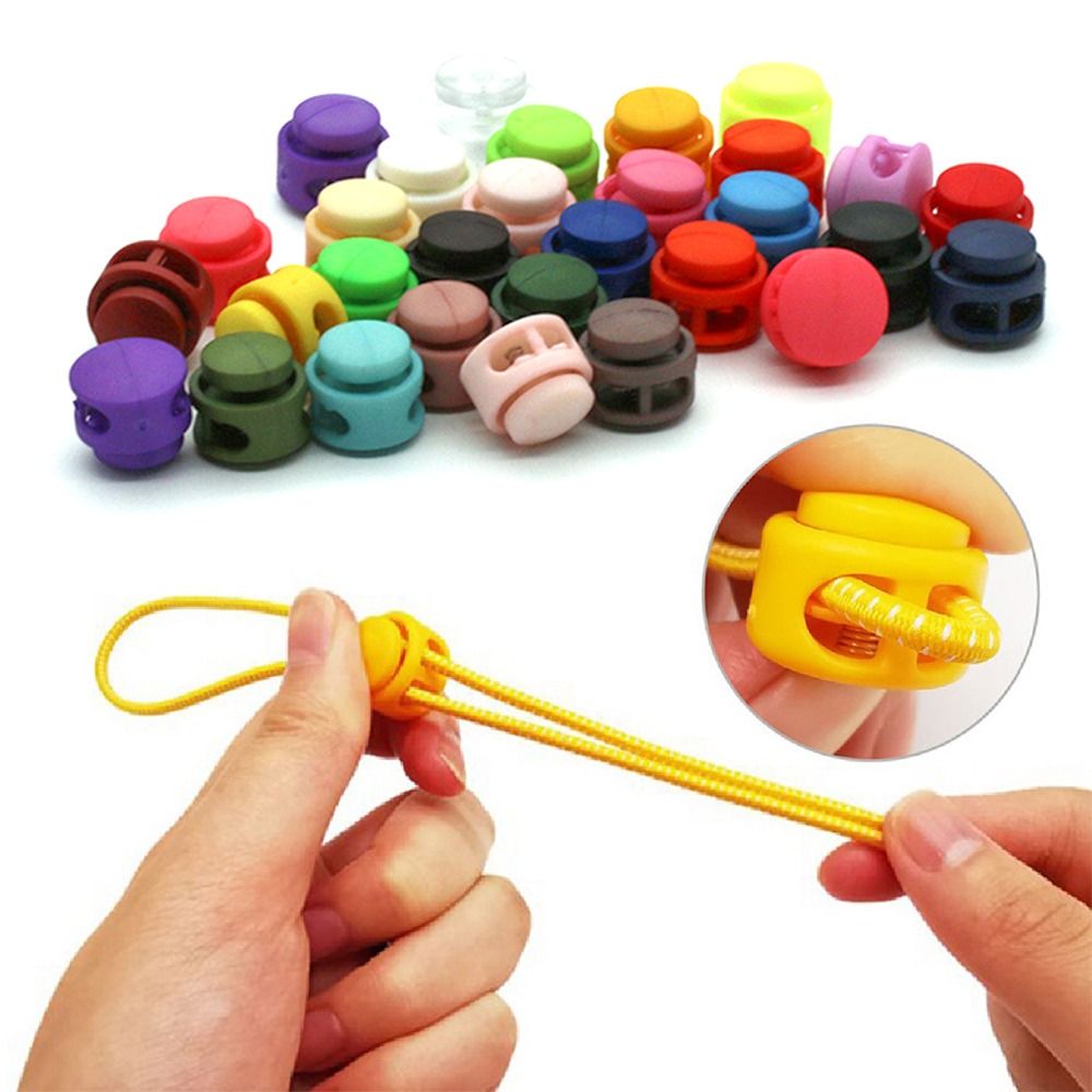 10 шт. Паракорд ремешок пружинный шнур замок стопор рюкзак спортивная одежда аксессуары Веревочный Зажим пластиковый