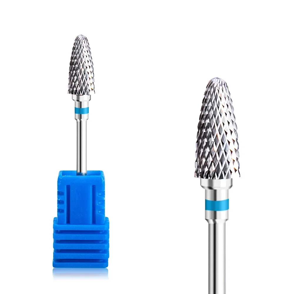 5 szt. Ø2,35 x 6 mm wiertła z węglika wolframu 3/32 cala z chwytem do narzędzi obrotowych do polerowania dentystycznego wiertła do paznokci