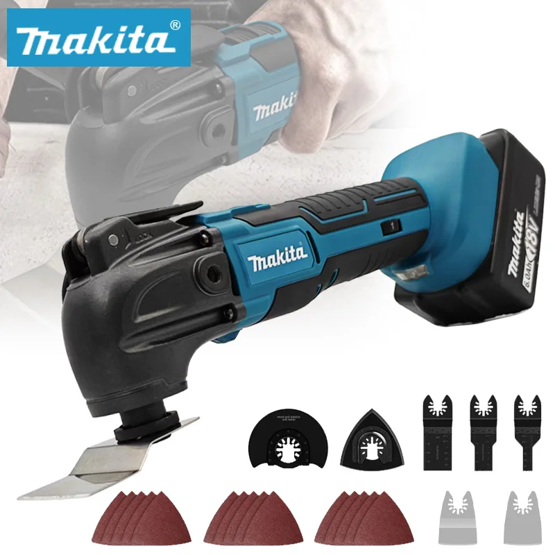 Makita 18V herramienta oscilante de liberación rápida herramienta multifuncional sin escobillas renovador recortadora eléctrica Compatible con MAKITA