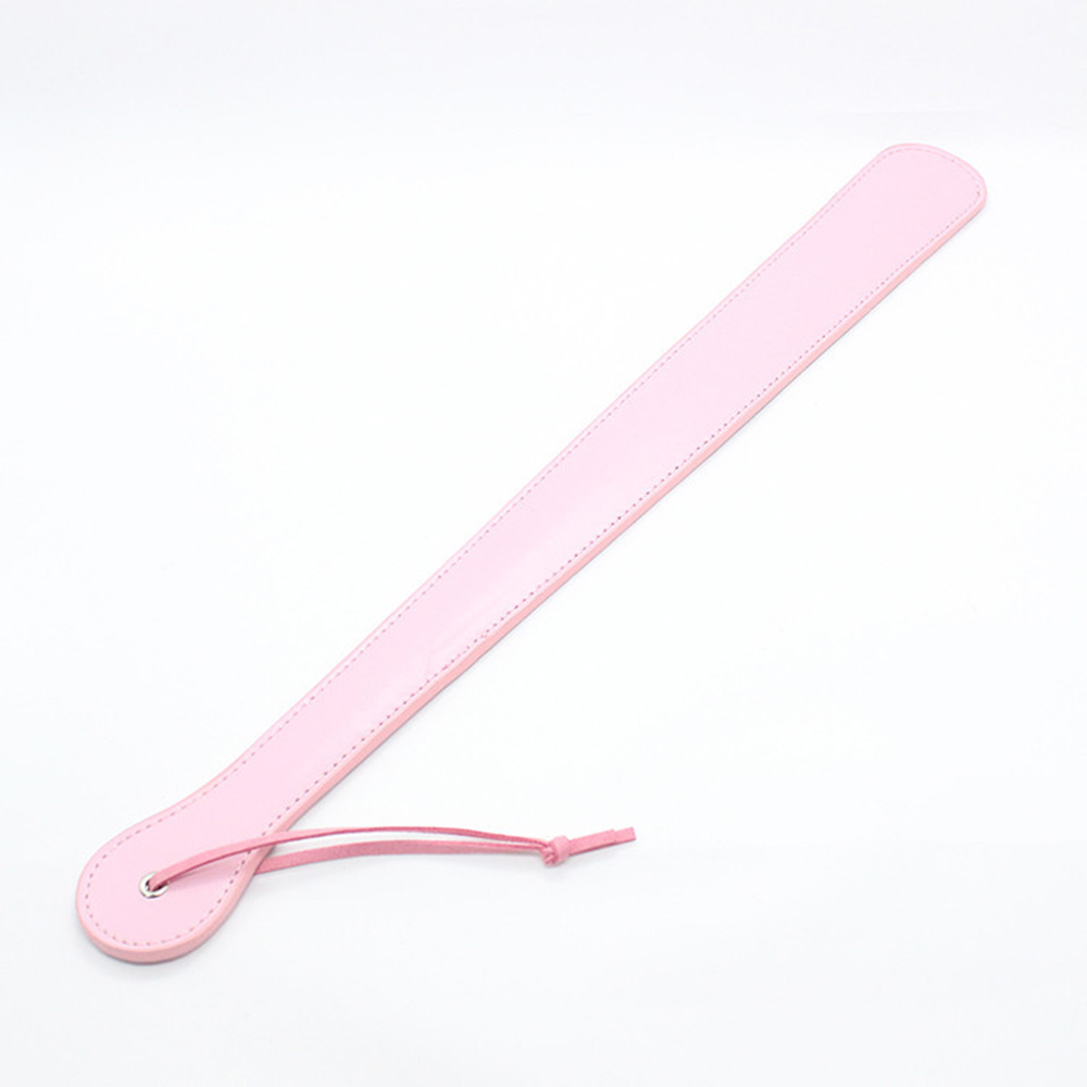 Pagaia in pelle PU da 48 cm, fruste da equitazione Flogger Fruste da pipistrello Punte da sculacciata in pelle Frusta schiaffo per addestramento di cavalli