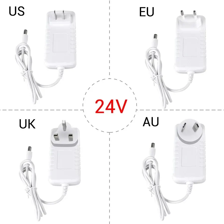 AC 100-240V a DC 12 V 24V 1A 2A 3A LED Driver trasformatore 12 Volt Switching alimentatore adattatore convertitore caricatore per striscia LED