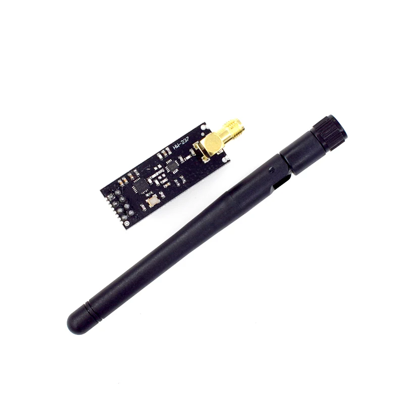 NRF24L01+PA+LNA Transceptor Inalámbrico Módulo Transceptor RF 2.4G 1100m con Antena y NRF24L01+ Adaptador Breakout con 3.3V