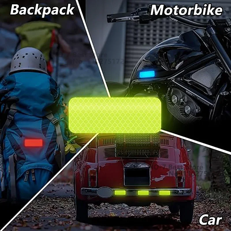 Auto Radnabe Reflektierende Streifen Tür Sicherheit Öffnung Warnung Aufkleber Band Auto Hinten Warnung Reflektierende Band Auto Zubehör