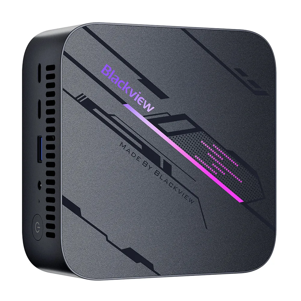Blackview MP100 Mini PC, AMD Ryzen 7 5700U 8 rdzeni Max 4,3 GHz, 32 GB RAM 1 TB SSD, DP + HDMI + potrójny wyświetlacz 4K typu C, WiFi 6 BT 5.2