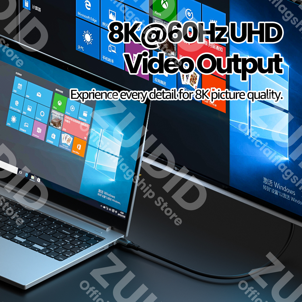 PD100W USB 3,2 20Gbps ThunderBolt 3 tipo C a tipo C Cable 8K @ 60Hz Cable de USB-C para iPhone 15 Pro Max MacBook Samsung 2/3m