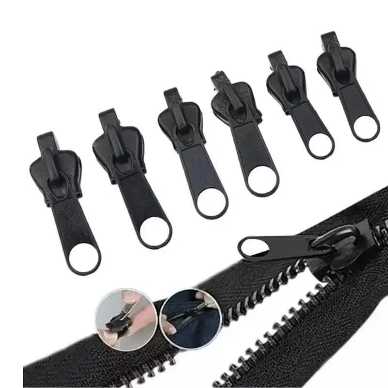 Kit di riparazione cerniera universale istantanea in 3 dimensioni, cursore con cerniera di ricambio, denti, salvataggio, cucito, vestiti, cerniere, accessori per utensili