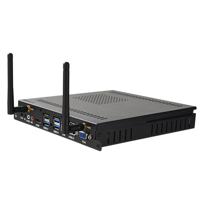 OPS11 Mini PC with i3 i5 i7 Processor 4GB 8GB RAM 128GB 256GB SSD, Support Windows 10 WiFi Gigabit Ethernet VGA HDMI Display