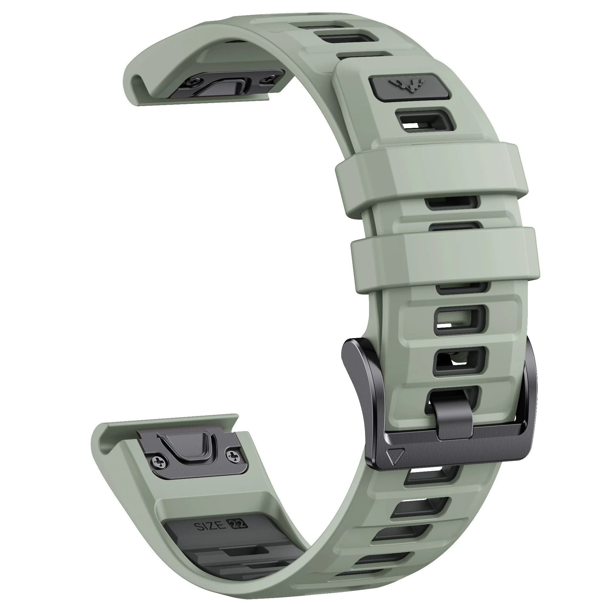 Garmin Fenix ​​8 47mm 51mm E 7 7X 6 6X 5 5X/Epix Pro/Enduro 3 QuickFit 22mm 26mm 실리콘 스트랩 팔찌용 1:1 Fenix8 시계 밴드
