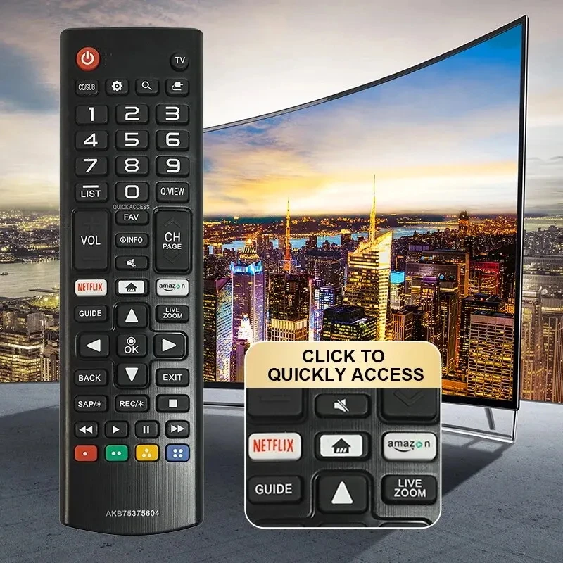 AKB 75375604   Pilot zdalnego sterowania pasuje do SMART TV