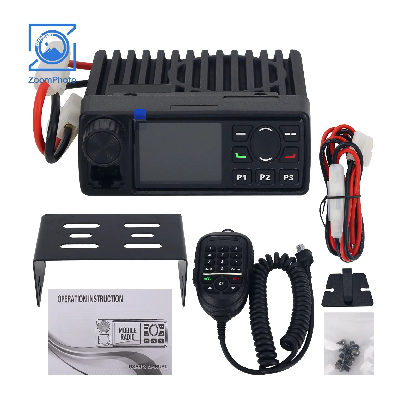 HamGeek MT-8900 Mini Mobile Radio AM FM Receiver VHF UHF Transceiver unterstützt Sweep Frequency
