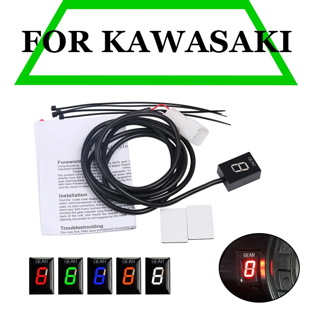Ganganzeige für Kawasaki ZX-6R Z750 Z1000 ZX-6RR ER6N ER6F Versys 650 Vulcan 900 1700 2000 KVF 750 ATV Ninja 400R 650R KLE650