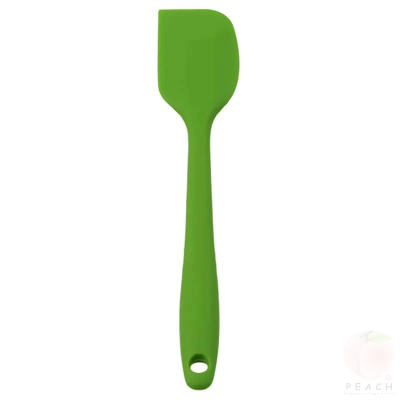 1PC Small Heat Resistant Integrate Handle Silicone Spooncolor Silicone Scraper Cake Cream Spatula Knife Kitchen Baking Tool