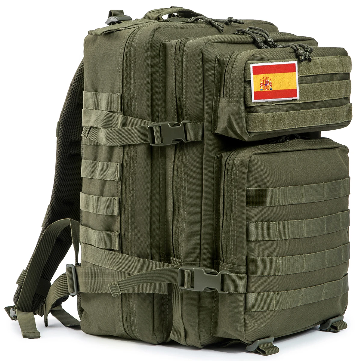 Mochila táctica de 45L, mochila para exteriores de gran capacidad, bolsa de senderismo para Fitness de 3 días, mochilas para equipo de acampada y senderismo