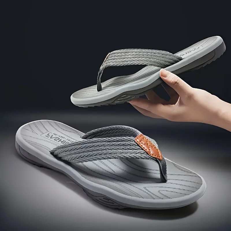 Herren Flip Flop Casual Sandalen Flip Flops für Männer Flache Schuhe Slip On Herren Flip Flops Sommer