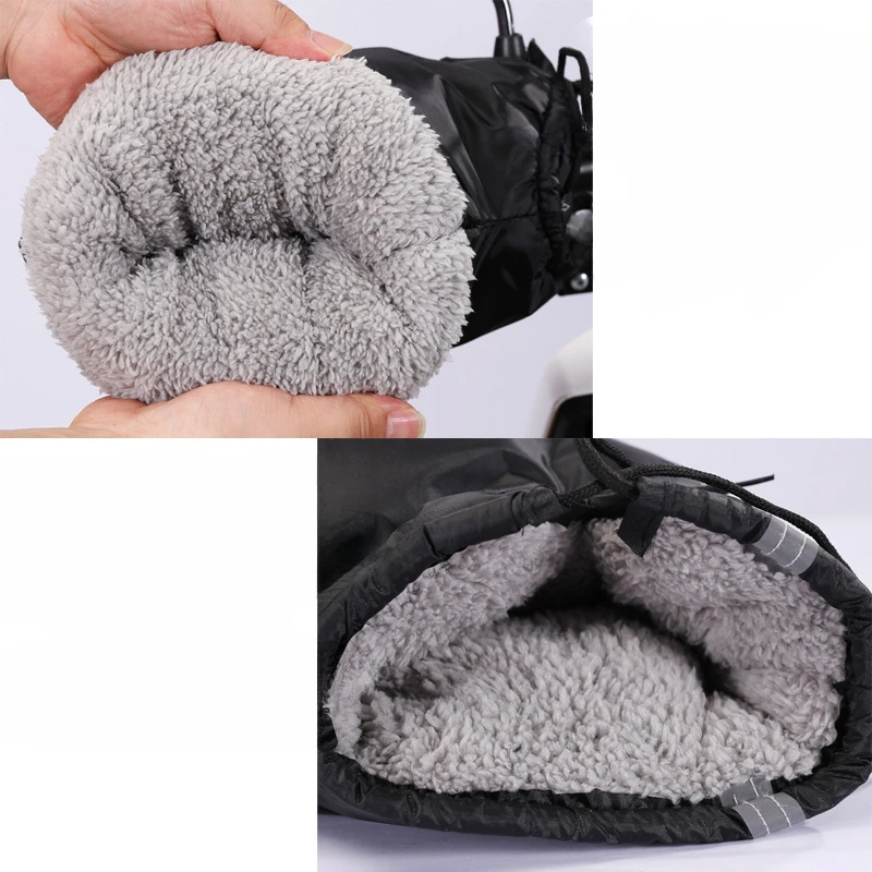 Motorcycle Handlebar Muffs Winter Equipment Mitts Warmer Gloves Waterproof Handmuffs Bicycle Handle Cover Hand Covers Warmers