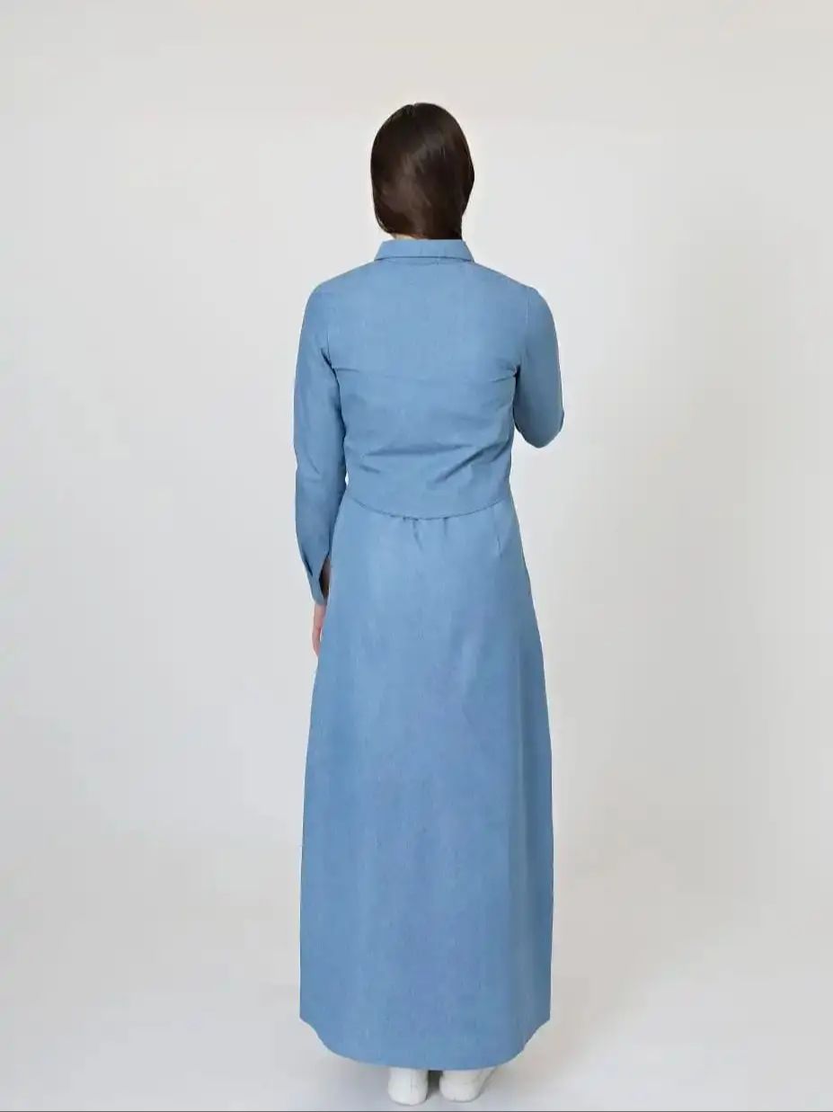 2025 Mails Ropa de mujer Camisas elegantes Vestido largo sin mangas Jersey de algodón Top