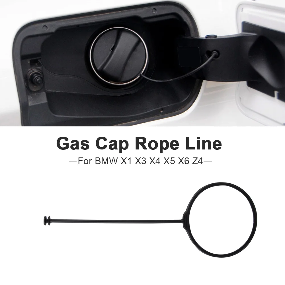 Cubierta de tanque de combustible, Cable de eslinga, tapa de Gas, línea de cuerda para BMW X1 X3 X4 X5 X6 Z4 Mini E70 E46 E90 E39 E87 F10 F11 E83 E60 16117222391