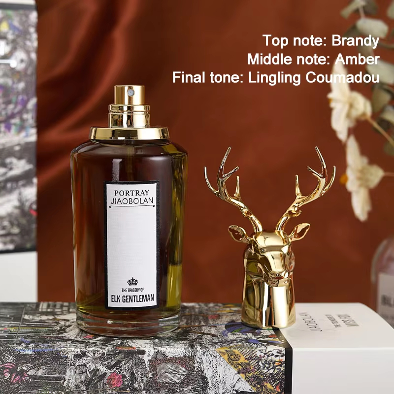 80 ml Deer Woody Duft Original Herrenparfüm Langanhaltender Kölnischwasser Leichter Duft Datum Charmantes Eau de Toilette Valentinstagsgeschenk