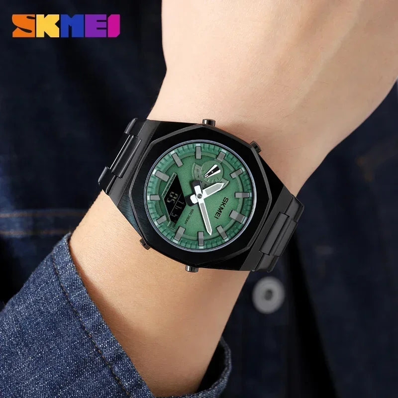 Reloj SKMEI de cuarzo informal a la moda para negocios, reloj de pulsera resistente al agua con fecha ligera 1816, reloj Masculino, relojes deportivos para hombre