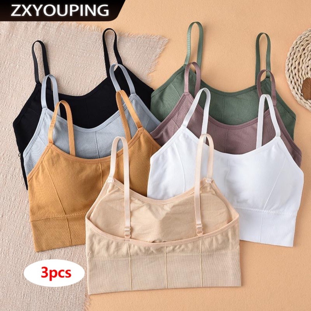 ZXYOUPING 3 шт. регулируемый спортивный бюстгальтер со съемными чашками бесшовный удобный сексуальный беспроводной бюстгальтер для женщин/фитнес/йога/спорт/g