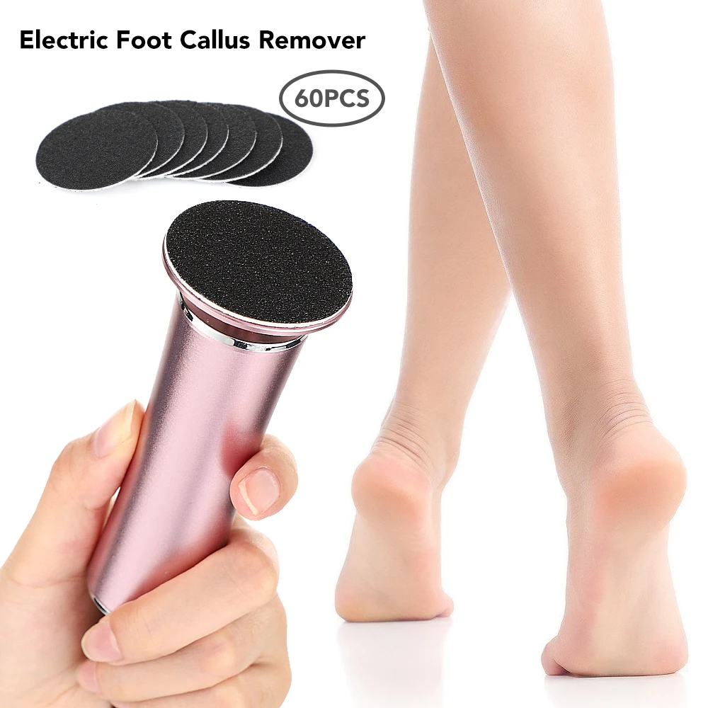 Electric File For Feet Pedicure Machine Dead Skin Remover Callus Foot Grinding Trimmer Rechargeable Foot Care Tool Scrubber New