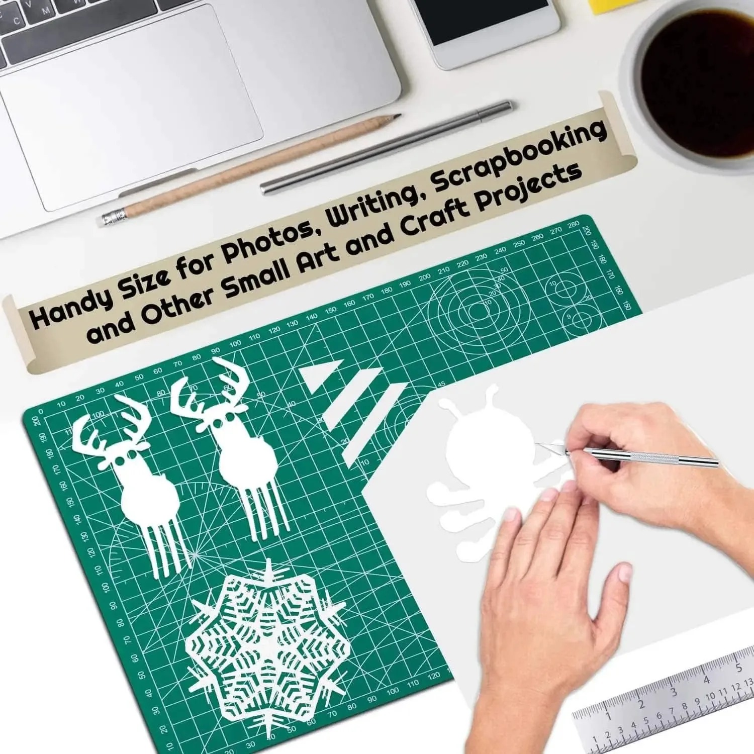 Cutting Pad Thickened Cutting Board Anti-Scratch Table Pad, Scale Pad, Writing Drawing Pad Engraving Pad Anti-cut Table Pad