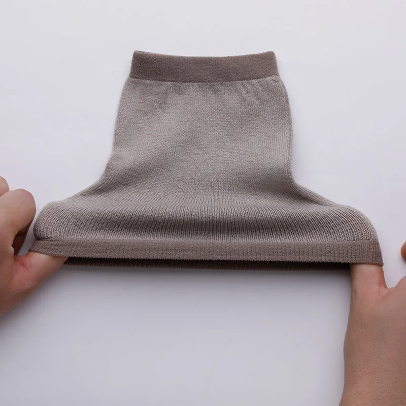 Women's Cashmere Knitted Short Kneepad Soft Warm Joints Protector Anti-slip Elastic Knee Sleeve For Yoga/Dance/Trainning/Running