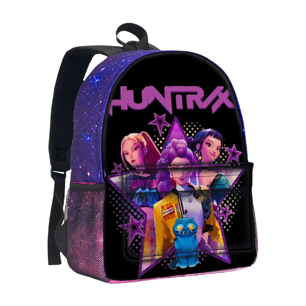 Рюкзак Huntrix Kpop Mochila, школьная сумка для мальчиков и девочек, модный рюкзак со звездным небом, школьный рюкзак с 3D рисунком для детей, сумки
