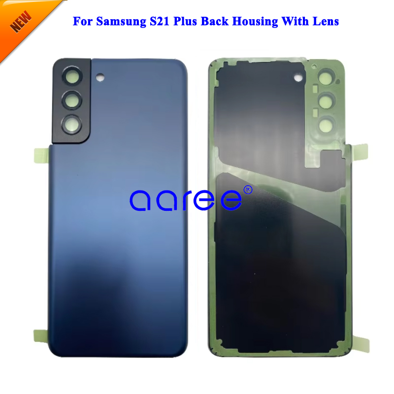 Grade AAA Back Cover with Camera Lens For Samsung S21/S21 Plus Back Housing Back Cover Door with Adhesive