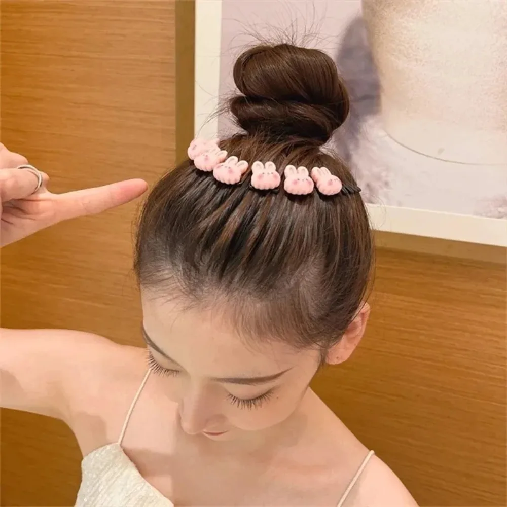 3 pçs crianças y2k estrela colorido pente de cabelo quebrado bandana grampos de cabelo coelho coração bonito cocar princesa meninas acessórios para o cabelo