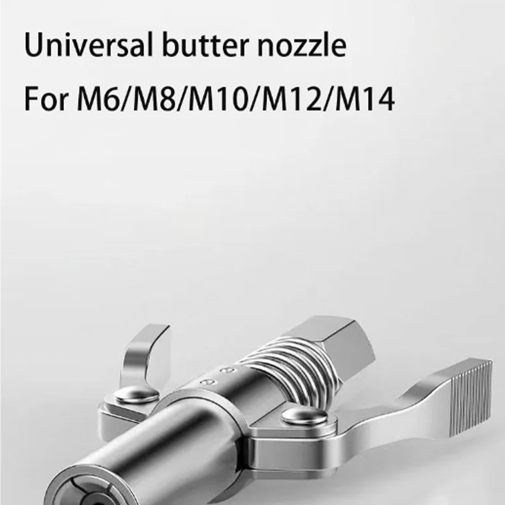 1pc acoplador de pistola de graxa 10000 psi npti/8 bomba de óleo liberação rápida graxa ferramentas ponta do carro seringa lubrificante ponta graxa bocal reparação