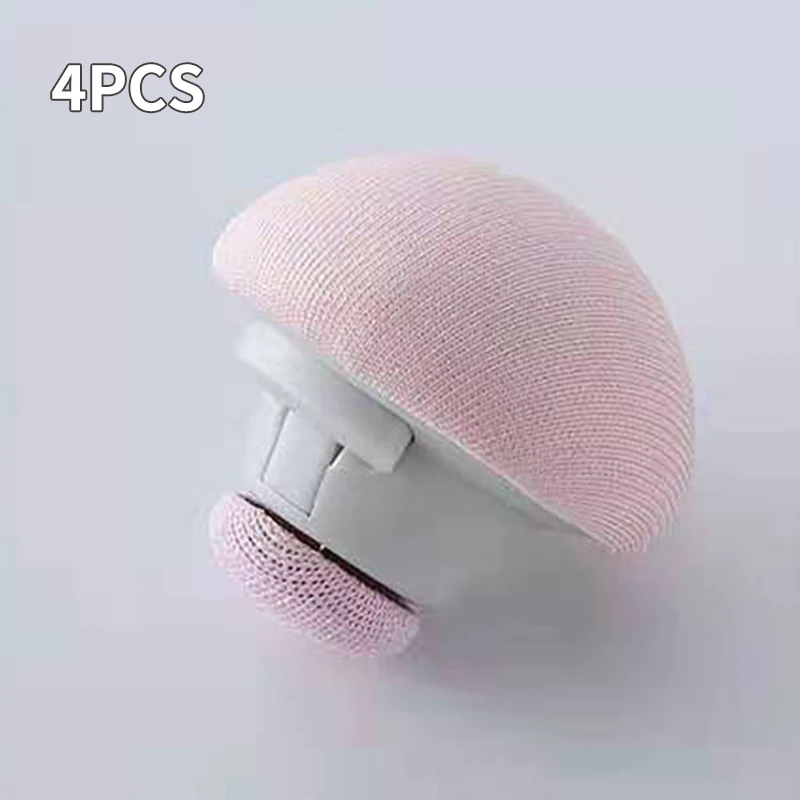 4PCS Quilt Retainer Mushroom Quilt Retainer New Safe Needle-Free Bed Sheet Retainer Comes With One Click Unlock