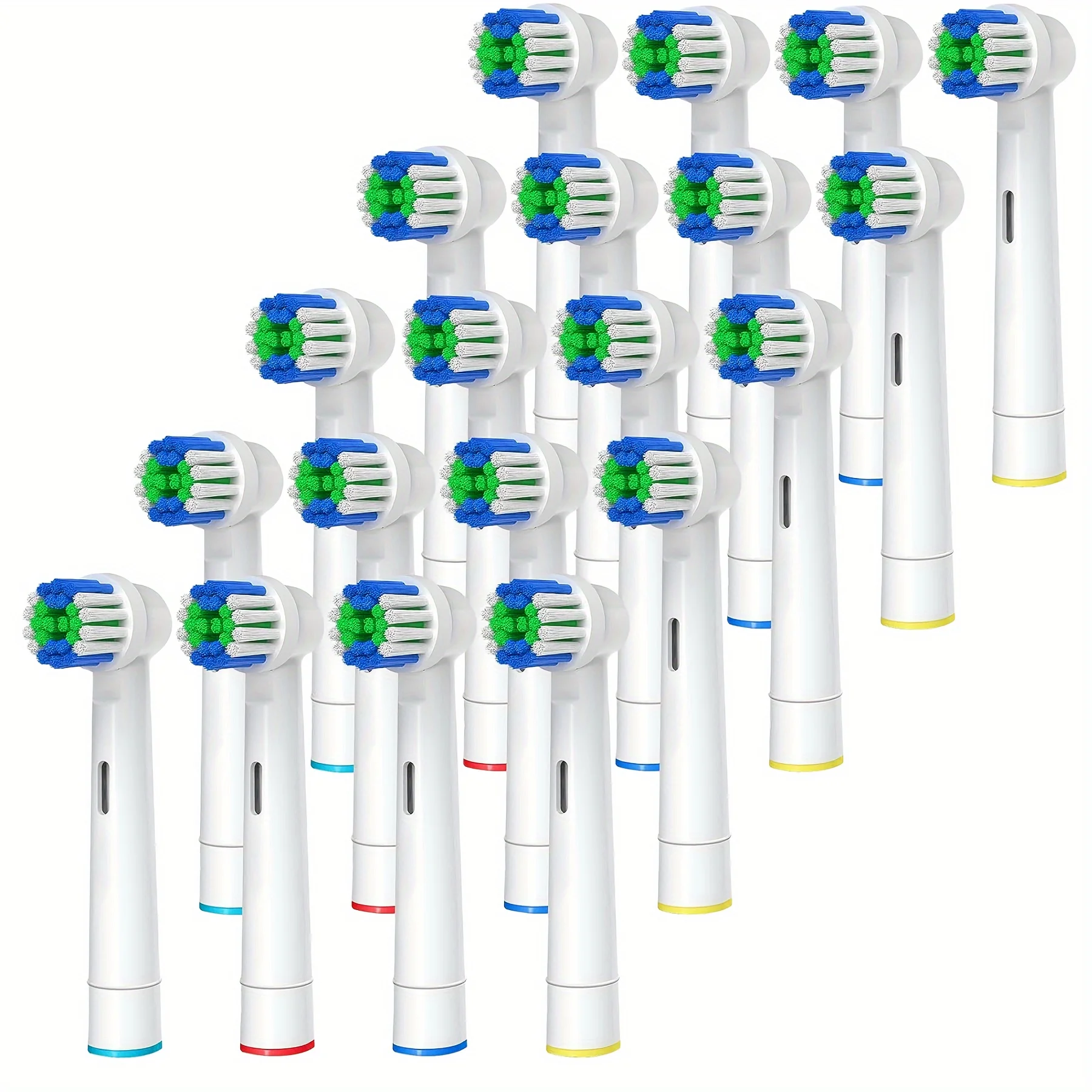 4/12/20 Stück Ersatz-Zahnbürstenköpfe, kompatibel mit Oral-B Braun Professionelle elektrische Zahnbürstenköpfe, Bürstenköpfe