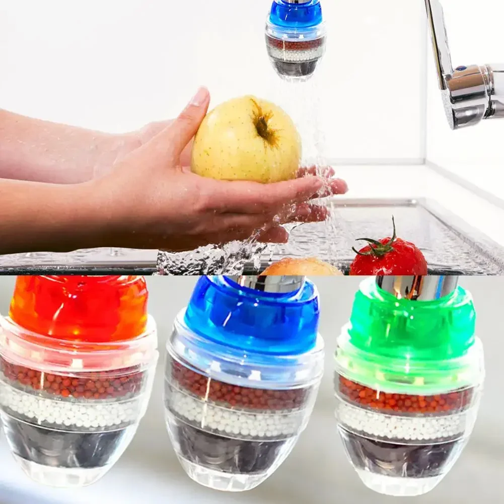 5 層活性炭浄水器キッチン蛇口フィルター浴室の蛇口フィルター浄化ツール家庭用