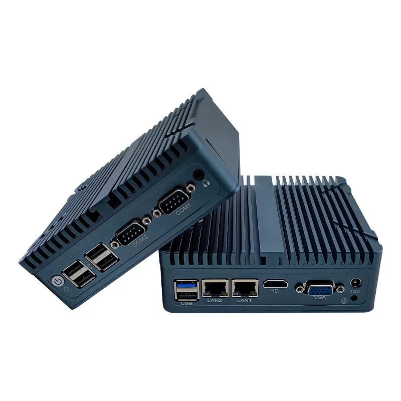 High Quality Industrial Mini PC With J1900 Fanless Desktop Computer SSD DDR3L VGA Display 4GB Memory HDD I3 Processor
