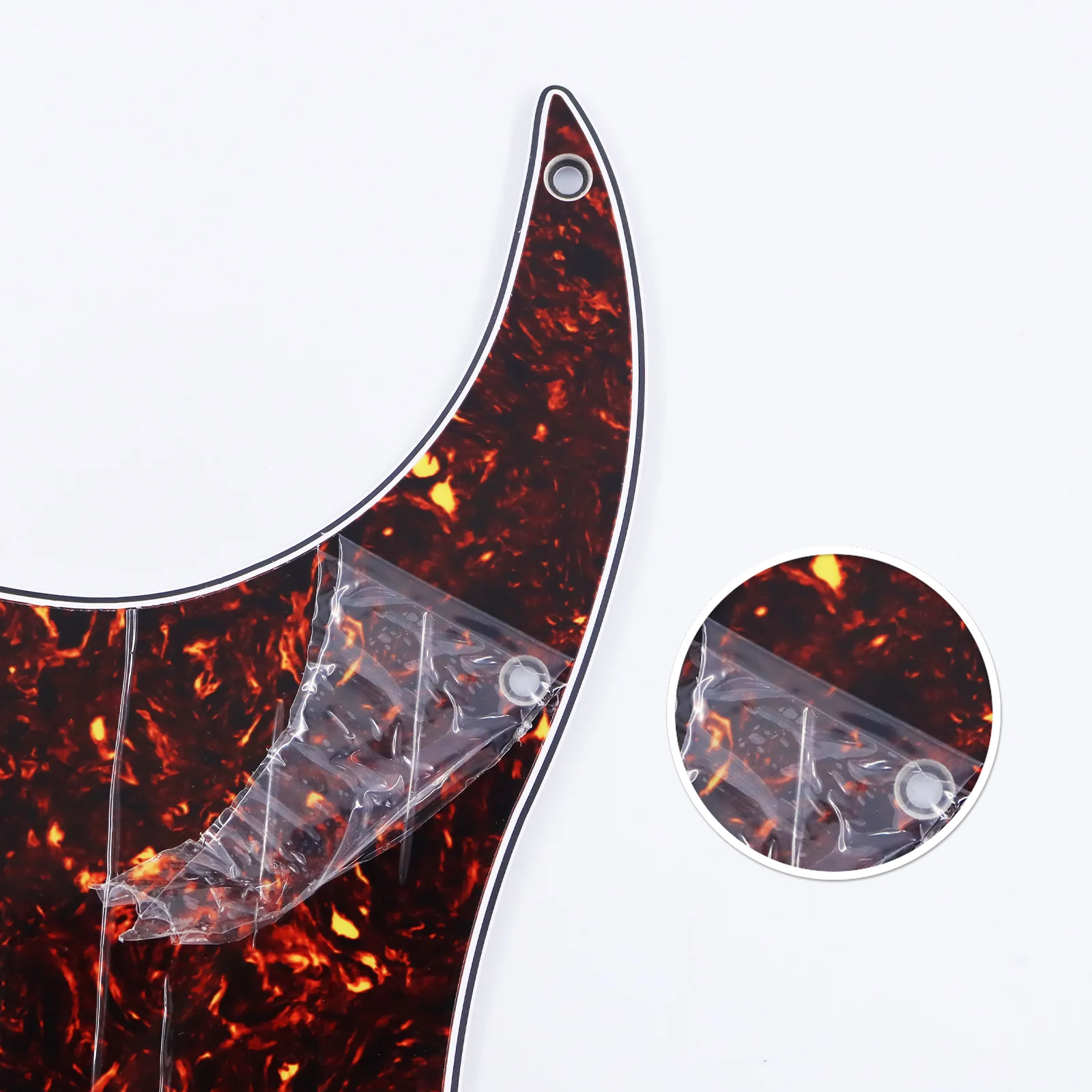 PHRILAM SSH Protezione per chitarra elettrica ST a 11 fori, battipenna St a 3 strati con scudo in foglio di alluminio adatto per ST americano/messicano