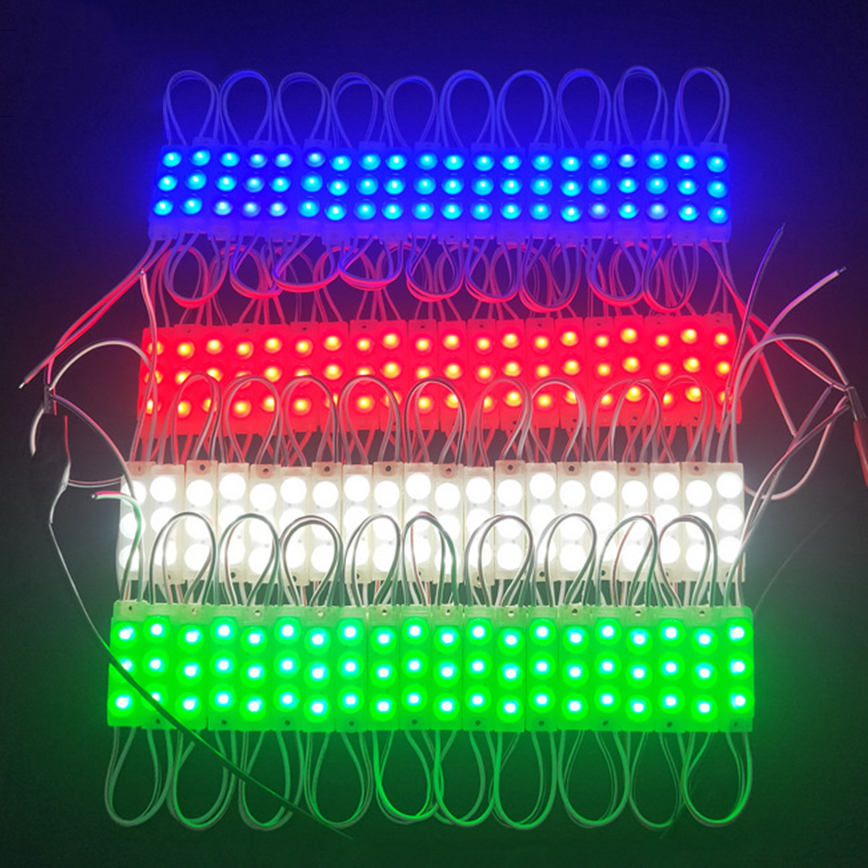 20 teile/los LED Modul Licht 2835 Indoor Outdoor Injektion Wasserdichte Zeichen Hintergrundbeleuchtung DC12V Shop Werbung Brief Schild Lampe