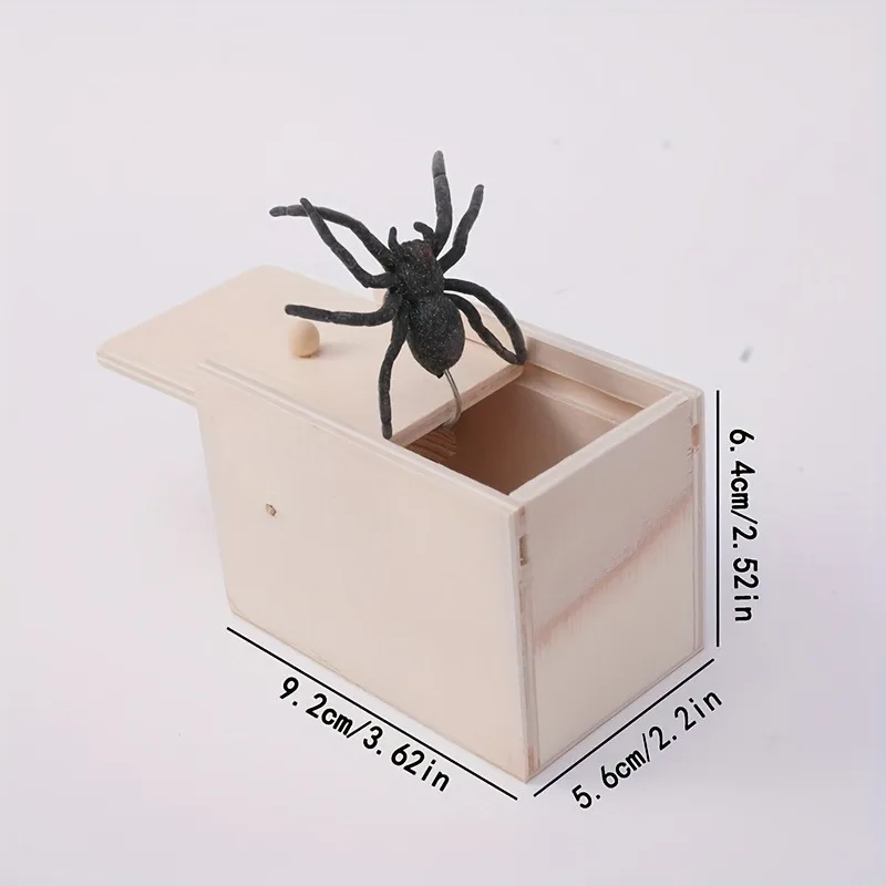 Funny Spider prank box - the perfect gift choice for birthday, Christmas, and Easter surprises, no need for batteries