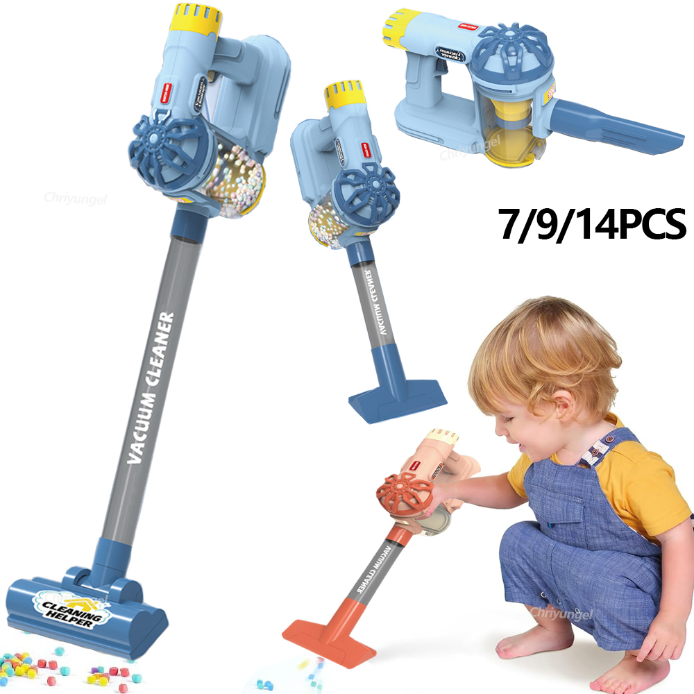 Kinder-Staubsauger-Spielzeug, realistisches Rollenspiel für Kleinkinder, um Reinigung, Housekeeping, Lernspielzeug für Jungen und Mädchen zu lernen, Geschenke
