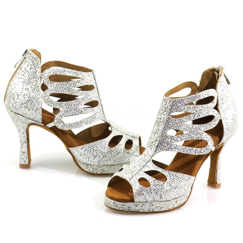2022 nuevos zapatos de baile latino para mujer, tacones altos, zapatos de baile para adultos, zapatos de baile Social
